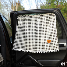 Load image into Gallery viewer, Universal Cute Cartoon Bear Car Sun Shade Curtains Car Styling Rear Side Window Windshield Sunshade Protect Window Curtains