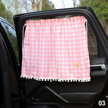 Load image into Gallery viewer, Universal Cute Cartoon Bear Car Sun Shade Curtains Car Styling Rear Side Window Windshield Sunshade Protect Window Curtains