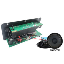 Load image into Gallery viewer, Bluetooth Digital Stereo Amplifier Board AC 220V 12v 24v Subwoofer Dual Microphone Amplifiers For 8-12 Inch Speaker