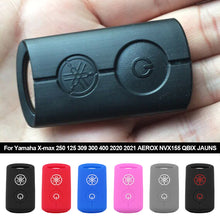 Load image into Gallery viewer, Silicone Car Key Cover Key Case Auto Accessories Cap For Yamaha X-max 250 125 309 300 400 2020 2021 AEROX NVX155 QBIX JAUNS