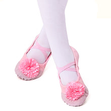 Load image into Gallery viewer, Children's Dance Shoes Ballet Shoes Soft Sole Flower Dancing Practice Shoes Cat Claw Shoes