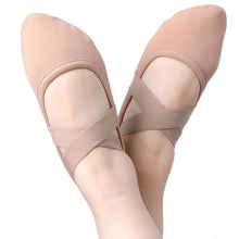 Load image into Gallery viewer, Ballet Dance Shoes Sneakers For Girls Ballerina Flats Kids Ballet Slippers Girl Soft Practice Shoes Single Shoelace