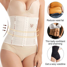 Load image into Gallery viewer, Slimming Girdle Body Shaper For Women Breathable Waist Trainer Underbust Corset With Hook Long Boned Tummy Control Shapewear