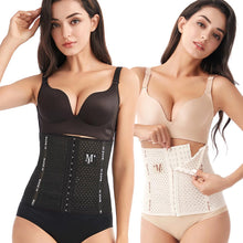 Load image into Gallery viewer, Slimming Girdle Body Shaper For Women Breathable Waist Trainer Underbust Corset With Hook Long Boned Tummy Control Shapewear