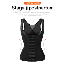 Load image into Gallery viewer, Breathable Underbust Corset Tops Vest With Hook Bone Adjustable Waist Trainer Tummy Control Shapwear Slimming Body Shaper