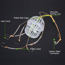 Load image into Gallery viewer, 1PCS Water Monster Bomb Hook Set With 6 Isene Hooks Silver Carp Bighead Fishing Group Outdoor Cage Basket Feeding Frame Fish Bleach Fishing Gear Small Accessories