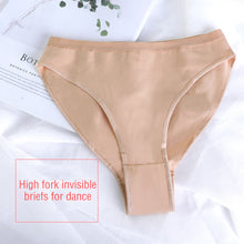 Load image into Gallery viewer, Dance Special Antibacterial Underwear Invisible High Waist Solid Color Practice Briefs Performance Art Test Body Training Special Leggings