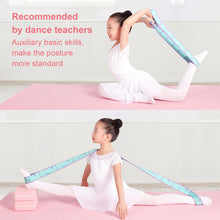 Load image into Gallery viewer, Multifunctional Dance Yoga Pilates Aids With Dance Correction Elastic Band Training Band Segmented Asana Tension Band Back Stretching Resistance Band For Beginners