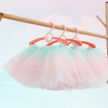 Load image into Gallery viewer, Girl's Fluffy Four-Layer Soft Yarn Short Skirt Gradual Change Elastic Belt Ballerina Half Skirt Training Suit Dance Costume