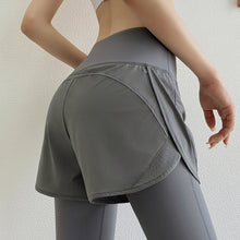 Load image into Gallery viewer, Fake Two-Piece High Waist Buttock Lifting Abdominal Yoga Pants With Pocket Gym Pilates Jogging Sports Training Women's Tight Sweatpants