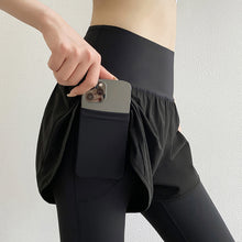 Load image into Gallery viewer, Fake Two-Piece High Waist Buttock Lifting Abdominal Yoga Pants With Pocket Gym Pilates Jogging Sports Training Women's Tight Sweatpants