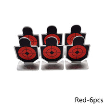 Load image into Gallery viewer, 6PCS Metal Small Steelman Iron Target Tough Warrior Soft Shot Water Gun Toy Gun Shooting Practice Alloy Figure Target