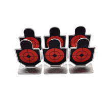 Load image into Gallery viewer, 6PCS Metal Small Steelman Iron Target Tough Warrior Soft Shot Water Gun Toy Gun Shooting Practice Alloy Figure Target