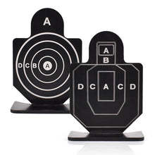 Load image into Gallery viewer, 6PCS Metal Small Steelman Iron Target Tough Warrior Soft Shot Water Gun Toy Gun Shooting Practice Alloy Figure Target