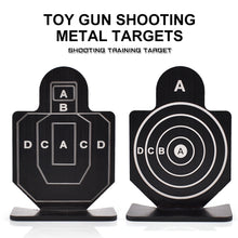Load image into Gallery viewer, 6PCS Metal Small Steelman Iron Target Tough Warrior Soft Shot Water Gun Toy Gun Shooting Practice Alloy Figure Target