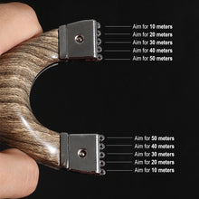 Load image into Gallery viewer, Huai Brace Reflex Bow Outdoor Hunting Competitive Combat Alloy Slingshot High Precision Portable Rubber Band Clip Catapult