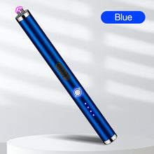 Load image into Gallery viewer, USB Rechargeable Kitchen Lighter Metal Windproof Dual Arc Plasma Lighter Candle Gas Stove Cooking Ignition Electric Lighter