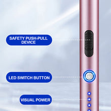Load image into Gallery viewer, USB Rechargeable Kitchen Lighter Metal Windproof Dual Arc Plasma Lighter Candle Gas Stove Cooking Ignition Electric Lighter