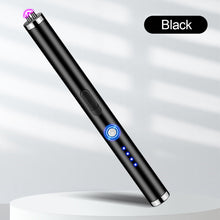 Load image into Gallery viewer, USB Rechargeable Kitchen Lighter Metal Windproof Dual Arc Plasma Lighter Candle Gas Stove Cooking Ignition Electric Lighter