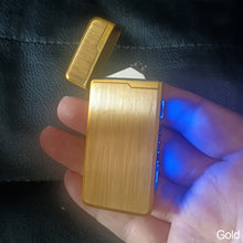 Load image into Gallery viewer, USB Rechargeable Lighter Men Electric Lighter Plasma Dual ARC Windproof Flameless Lighter For Gift Touch Sensor Lighter