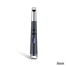 Load image into Gallery viewer, Outdoor Lighters USB Electric Rechargeable Long Kitchen Lighter for Stove Windproof LED Plasma Arc Flameless Candle