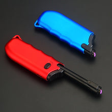 Load image into Gallery viewer, Safety Switch On USB Plasma Rechargeable Adjustable Lighter Suitable For Kitchen Camping Travel