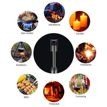 Load image into Gallery viewer, 360 Degree Hose Lighters USB Electric Rechargeable Long Kitchen Lighter For Stove Windproof LED Plasma Arc Flameless Candle