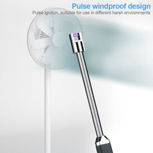 Load image into Gallery viewer, 360° Camping USB Lighter Outdoor Waterproof Electric Double Arc Windproof Portable Survival Ignition Tool