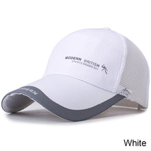 Load image into Gallery viewer, Men Baseball Cap Summer Outdoor Activities Sun Hat Comfortable Breathable Sunscreen Cap Adjustable Casual Cap