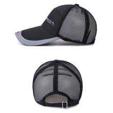 Load image into Gallery viewer, Men Baseball Cap Summer Outdoor Activities Sun Hat Comfortable Breathable Sunscreen Cap Adjustable Casual Cap