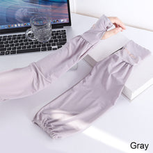 Load image into Gallery viewer, Summer Ice Silk Sunscreen Sleeves Cycling Driving Ultraviolet-proof Sleeves Loose Sunscreen Sleeves Arm Sleeves for Women