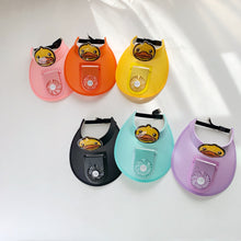 Load image into Gallery viewer, Cute Cartoon Sunscreen with Fan Sunshade Hat Parent Child Summer Sun Hat USB Charging Outdoor Sunscreen Cap