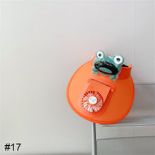Load image into Gallery viewer, Cute Cartoon Sunscreen with Fan Sunshade Hat Parent Child Summer Sun Hat USB Charging Outdoor Sunscreen Cap