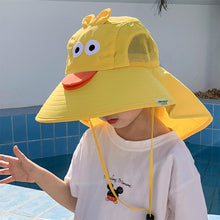 Load image into Gallery viewer, Children's Sunshade Hat Boys Girls Sunscreen Hat UV Resistant Comfortable Breathable Outdoor Sunscreen Hat