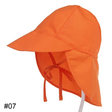 Load image into Gallery viewer, Summer Children's Sunscreen Hat Outdoor Activities UV Resistant Breathable Sun Hat Sunscreen Hat for Boys Girls