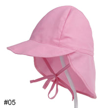 Load image into Gallery viewer, Summer Children's Sunscreen Hat Outdoor Activities UV Resistant Breathable Sun Hat Sunscreen Hat for Boys Girls