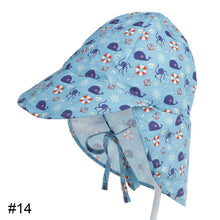 Load image into Gallery viewer, Summer Children's Sunscreen Hat Outdoor Activities UV Resistant Breathable Sun Hat Sunscreen Hat for Boys Girls