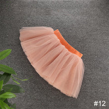 Load image into Gallery viewer, Girls' Fluffy Four Layer Gauze Short Skirt Dance Half Skirt Fluffy Skirt Soft Elastic Half Skirt Dance Costume