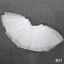 Load image into Gallery viewer, Girls' Fluffy Four Layer Gauze Short Skirt Dance Half Skirt Fluffy Skirt Soft Elastic Half Skirt Dance Costume