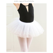 Load image into Gallery viewer, Girls' Fluffy Four Layer Gauze Short Skirt Dance Half Skirt Fluffy Skirt Soft Elastic Half Skirt Dance Costume