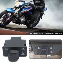Load image into Gallery viewer, 30mm Motorcycle Turn Light Start Switch Double Flash Switch Scooter Moped Emergency Button Accessories