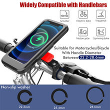 Load image into Gallery viewer, Bicycle Phone Holder Electric Motorcycle With Wireless Charging Waterproof Phone Holder Takeaway Navigation Holder