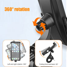 Load image into Gallery viewer, Outdoor Shockproof Riding Bracket Electric Vehicle Bicycle Motorcycle 360 Rotating Aluminum Alloy Mobile Phone Bracket
