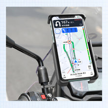 Load image into Gallery viewer, Outdoor Shockproof Riding Bracket Electric Vehicle Bicycle Motorcycle 360 Rotating Aluminum Alloy Mobile Phone Bracket