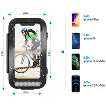 Load image into Gallery viewer, Bicycle Motorcycle Rainproof Shell Mobile Phone Holder Outdoor Riding Takeaway Navigation Mobile Phone Rainproof Bag