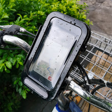 Load image into Gallery viewer, Bicycle Motorcycle Rainproof Shell Mobile Phone Holder Outdoor Riding Takeaway Navigation Mobile Phone Rainproof Bag
