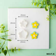 Load image into Gallery viewer, Shell Flower Polymer Clay Earring Cutter Cutting Mold DIY Ladybug Geometry French Style Jewelry Pendant Embossing Making Tool