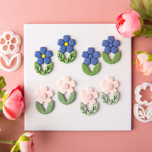 Load image into Gallery viewer, Flower Leaves Polymer Clay Earring Cutter Cutting Mold DIY Plants Earrings Jewelry Pendant Embossing Making Tool