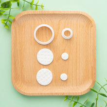 Load image into Gallery viewer, Flower Round Geometry Polymer Clay Earring Cutter Cutting Mold Set DIY French Style Earrings Jewelry Pendant Embossing Making Tool