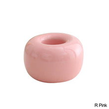 Load image into Gallery viewer, Creative Bathroom Ceramic Toothbrush Holder Portable Mini Macaron Colors Brush Stand Shelf Base Storage Rack Bathroom Tool